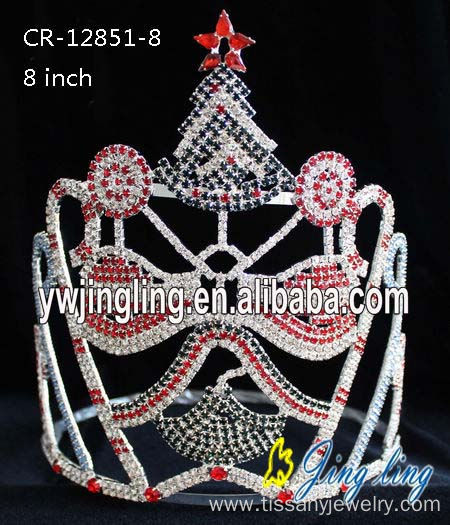 2015 New design Holiday Crown  Christmas Bell