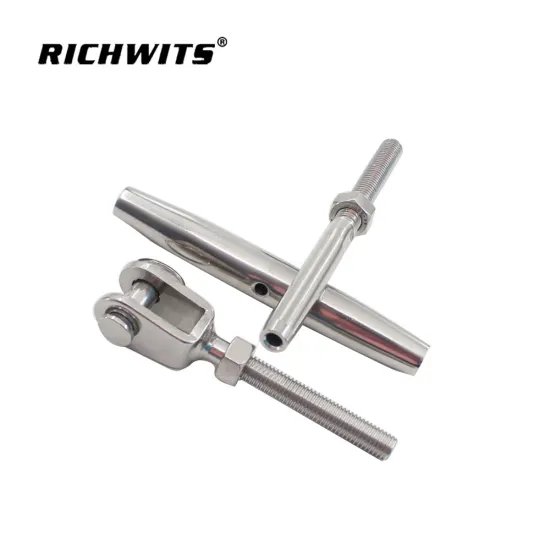 stainless steel Marine Hardware rigging screw jaw & wire rope terminal welded form