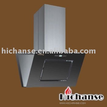 Dark Glass Island Cooker Hoods HL9172F-S