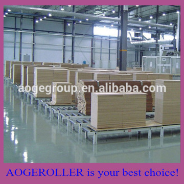free or driven packing machine roller