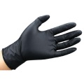 Guantes de nitrilo negro desechable sin polvo Industrial