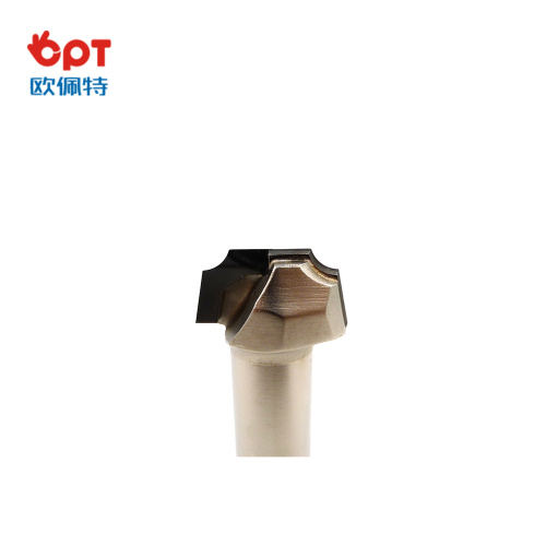 PCD flush trim micro router bit groove cutter