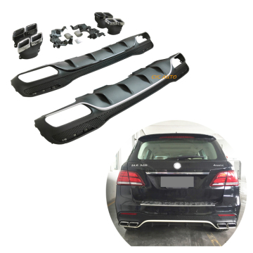Accessori automatici W166 Diffusore posteriore per Mercedes Benz GLE Class GLE63 - 2015 2017 2018