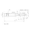 طيار HSS Ball-Lock مع طرف مدبب الثقيلة