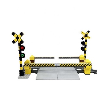 Stemedu MOC Railway Traffic Light Signal Educational Train Toys Blocks