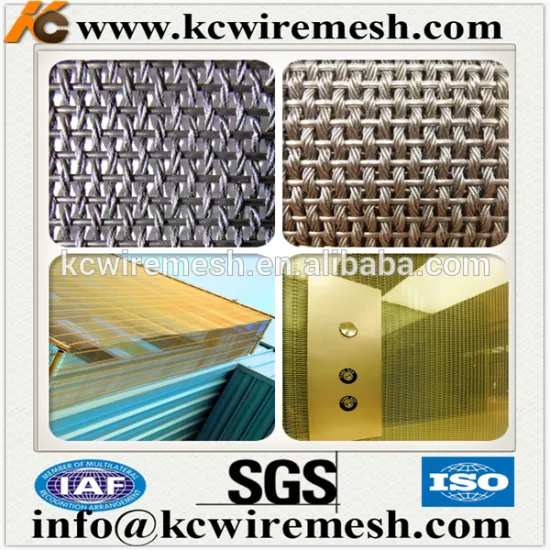 Hot sales!! Kangchen brand architectural decorative building facades cable wire mesh