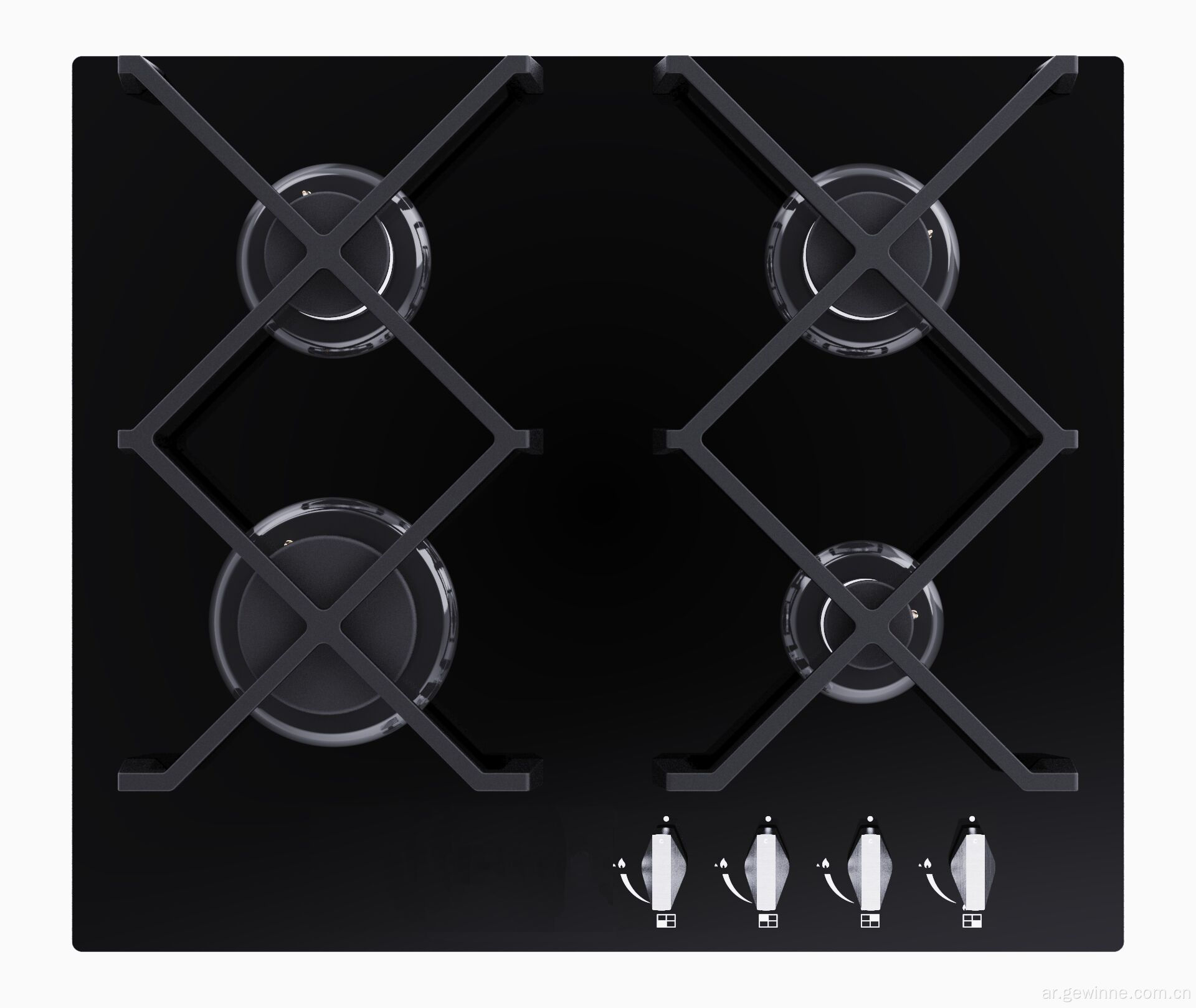 Hot selling build in gas stove 4 burner