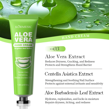 MIDUO OEM Natural Aloe Vera Vegan Hand Cream for Dry Hands