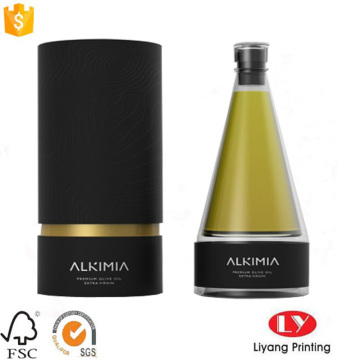 Round Paper Tube Perfume Packaging Gift Box with Bottle