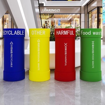Rugged High-Performance Trash Can for Hotel Shopping Mall