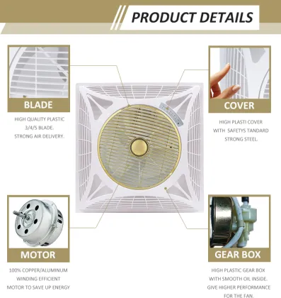 Ceiling Fan with LED Light Remote Control