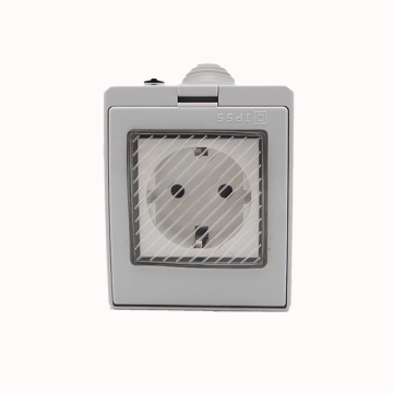 WiFi Smart Socket EU FR IP55 Outdoor Waterproof Wall Socket - Works with Alexa and Google Home