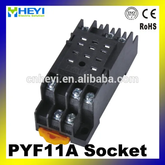 HEYI 11 Pins General Relay Socket PYF11A relay base