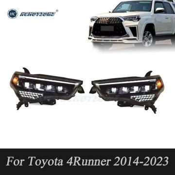 HCMOTIONZ LED ไฟหน้าสำหรับ Toyota 4Runner 2014-2023 SR5 TRD ปิดถนน Lmited