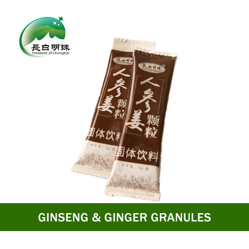 Гранулы женьшеня и имбиря высокого качества