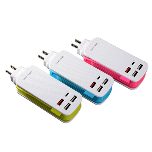 국제 Type-C Travel 4 USB 포트 충전기