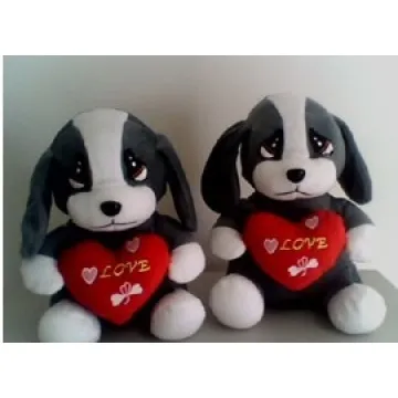 Plush Bear Toy with Heart