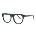 NOVO FATHE RETRO TEXTURTURT Optical Frames redondo Unissex Acetate Glasses Frame