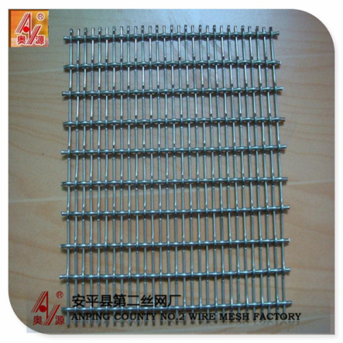 Hot square screening stainless steel crimped wire mesh