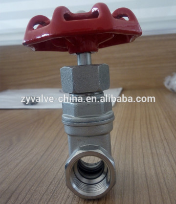 threaded gate valve(gate valve,ss gate valve)