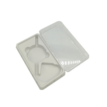 Clear insert plastic blister electronic tray