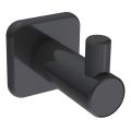 Black basic hooks Wall Mounted Bathroom Robe Hook