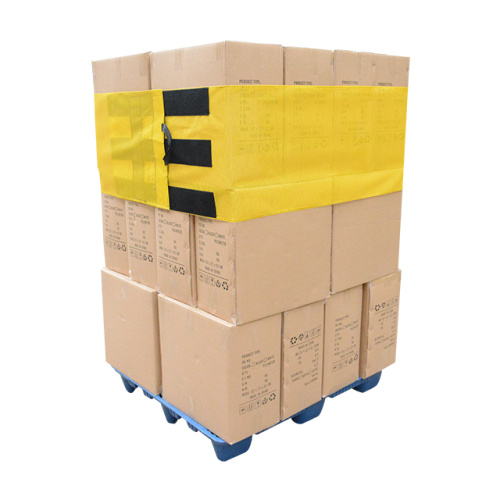 Yellow Mesh Reusable Pallet Wraps With Stretch Film