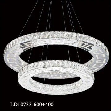 restaurant simple crystal lamp hanging led chandelier