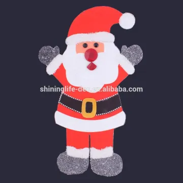 wholesale non-woven frbirc santa christmas ornaments
