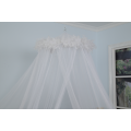 Circular Hanging Bed Canopy White Mosquito Netting