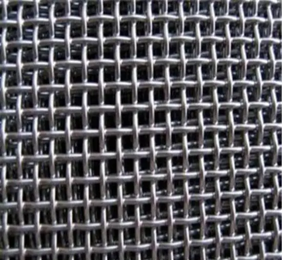Stainless steel deco mesh facade