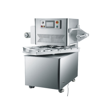 Large and Efficient Automatic Skin Vacuum Tray Sealer with MAP and Wrapping Machine for Industry