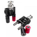 RF Coaxial Adapter BNC Male Twin Binding Post