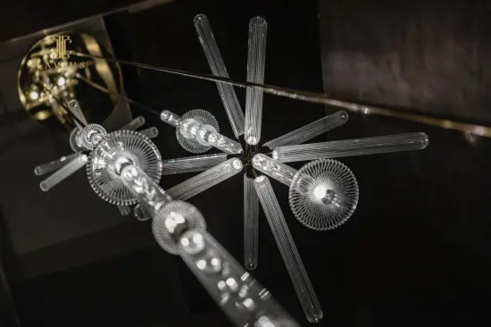 Large-scale technological sense custom lamp creative chandelier hotel lobby decorative chandelier