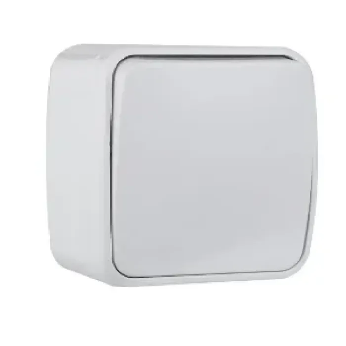 Переключатель 1-клавишный для поверхностного монтажа IP20 10A