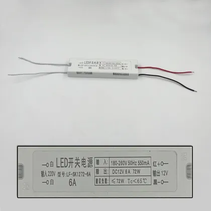 High-Quality 6-72W LED Lighting Transformers and Drivers for Lamps/Strips