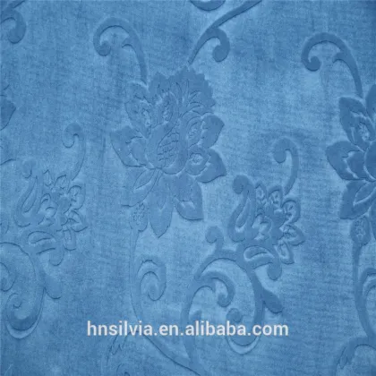 Velvet fabric for sofa, burnout silk velvet fabric