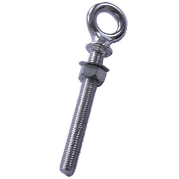 Stainless Steel European Type Shoulder Eye Bolt, Measures 6 to 36mm