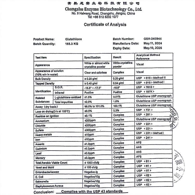 L-Glutathione Reduced