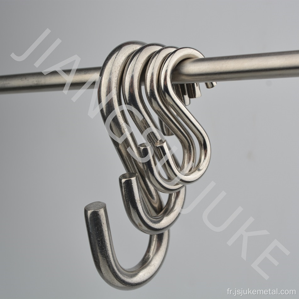 matériel de gréement en acier inoxydable S-hook