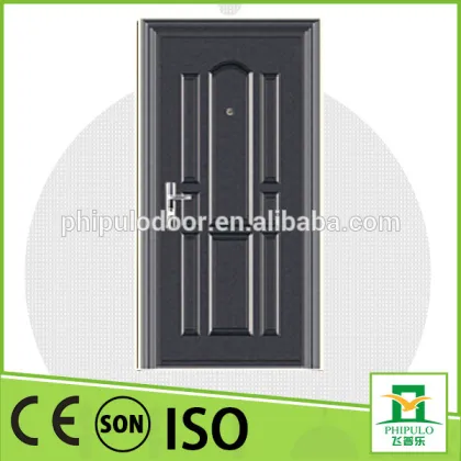 House gate design anti theft interior security steel door with sound insulation