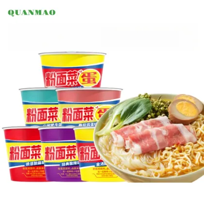 Noodles & Vermicelli with Egg & Veg – Golden Soup Beef Flavor Instant Noodle Bowl – Quick Meal, Late-Night Snack – Noodle & Verm