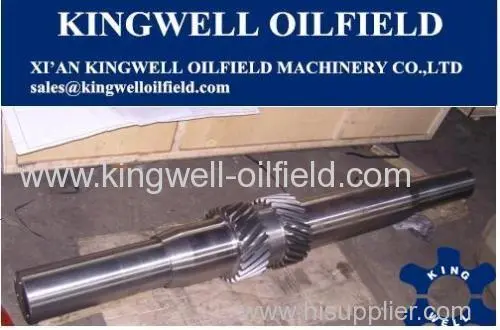 F-1000 Triplex Mud Pump Pinion Shaft 
