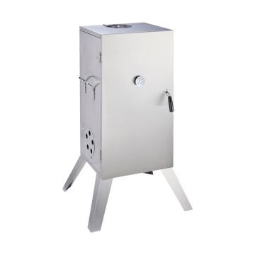 Outdoor Stainless Steel Fish Vertical Smoker BBQ Grill Charcoal Smoker