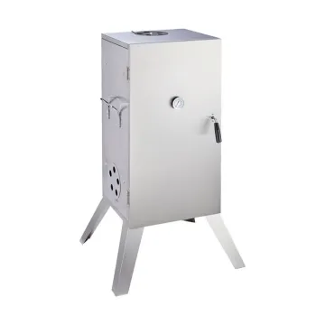 Outdoor Stainless Steel Fish Vertical Smoker BBQ Grill Charcoal Smoker