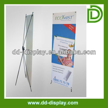 Portable horizontal x banner stands