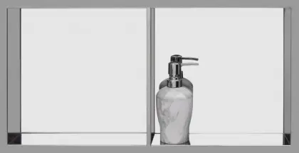 Bestselling Handmade Double Bowl Sink with Integrated Niche