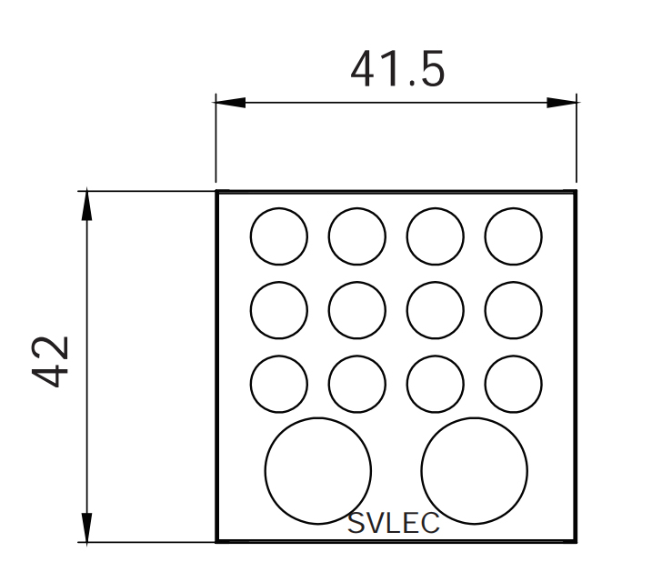 KEL DT1 Cable entry inserts