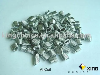 Aluminum Crimp evaporation material Al product PVC material