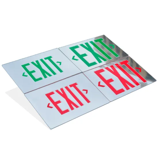 Custom Security Display Boards: Fire Safety Emergency Signs for Supermarkets and Aboard